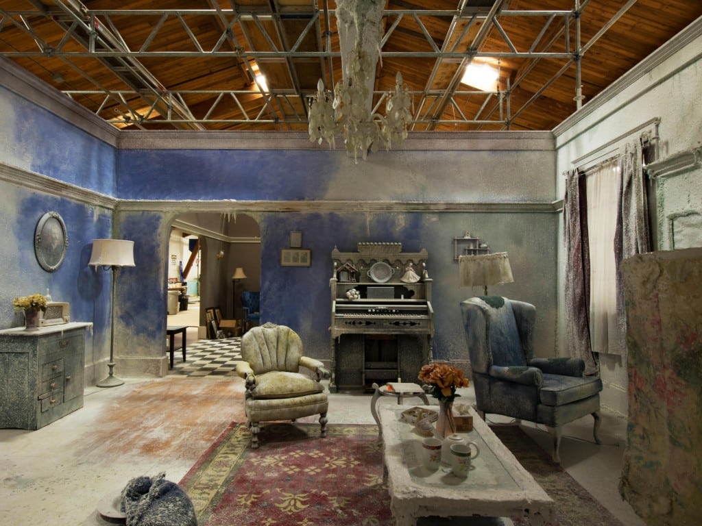 The frozen room under construction 